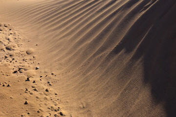 Texture of sand and earth, sand dunes and mountains