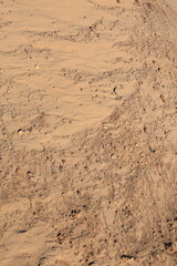 Texture of sand and earth, sand dunes and mountains