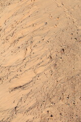 Texture of sand and earth, sand dunes and mountains