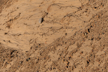Texture of sand and earth, sand dunes and mountains
