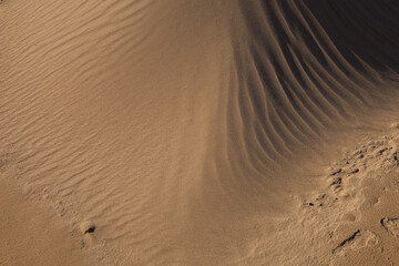 Texture of sand and earth, sand dunes and mountains