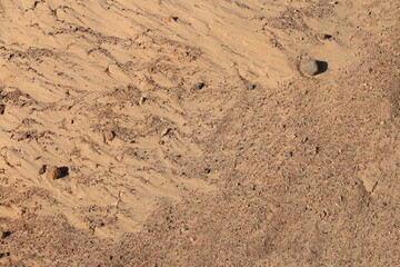 Texture of sand and earth, sand dunes and mountains