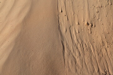 Texture of sand and earth, sand dunes and mountains