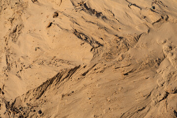 Texture of sand and earth, sand dunes and mountains