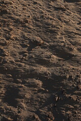 Texture of sand and earth, sand dunes and mountains