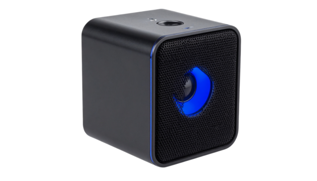 Speaker isolated on white background. 