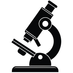 microscope isolated on white