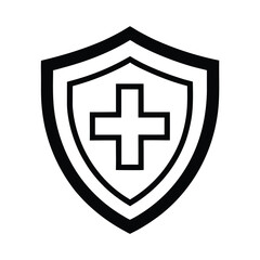 Fototapeta premium simple shield (defense) vector