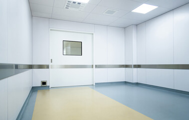 The automatic door of hospital operating room