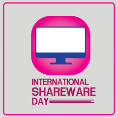 International Shareware Day vector logo