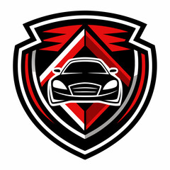 Car Logo Abstract Lines Vector. Vector illustration