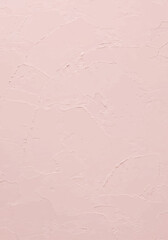Fototapeta premium Light pink plaster wall background with decorative stucco and subtle abstract texture, elegant interior surface ideal for artistic wallpapers and modern design projects