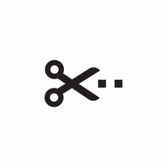 line cut example icon sign vector