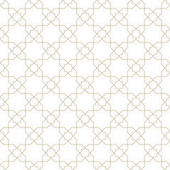 Seamless geometric ornament based on traditional islamic art. For fabric,textile,cover,wrapping paper,background.