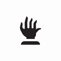 scissor hands icon sign vector