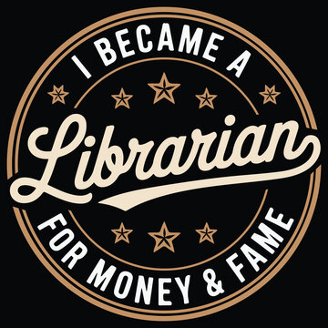 I became a librarian graphic design for library lovers