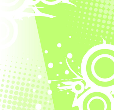Frutiger Metro - fond abstrait - vert citron