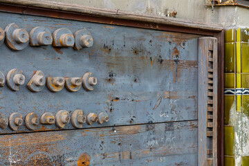 old rusty door