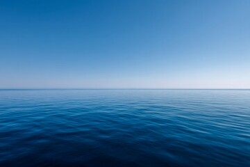 Obraz premium Vast Blue Ocean Under a Clear Sky