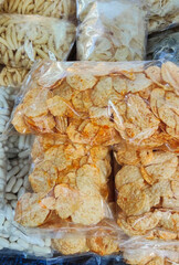 Kerupuk Crackers Indonesian Street Food Snack