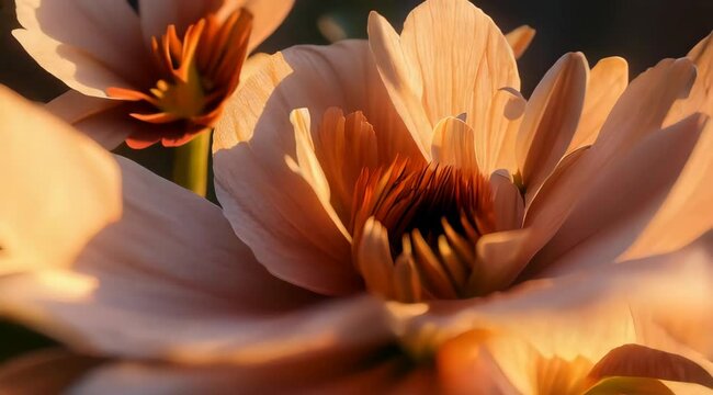 Soft Light On A Delicate Flower