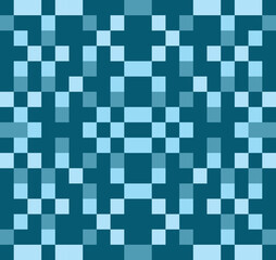 Colorful Checkered Mosaic Tile Seamless Background Design