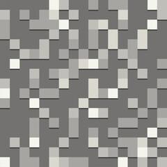 Colorful Checkered Mosaic Tile Seamless Background Design