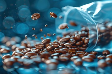 coffee beans in a cup