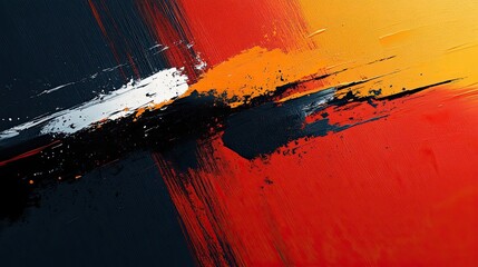 Abstract blot art with jagged expressive lines, dark tribal influence and energetic feel.