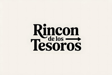 quiero un logo con el nombre rincon de los tesoros estilo unisex