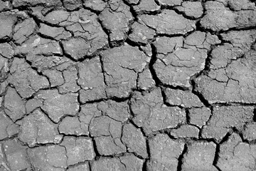 Wall texture soil dry crack pattern of drought lack of water of nature brown old broken background.