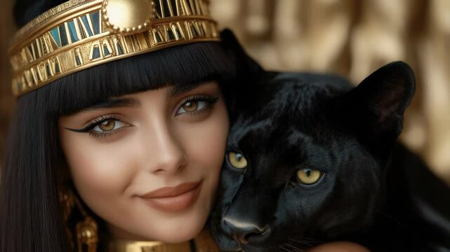Cleopatra famous ruler: Hellenistic sovereign, Ptolemaic queen, Egyptian empress, last dynasty monarch, historic leader, royal icon, black puma partner, ancient heritage, powerful dynast