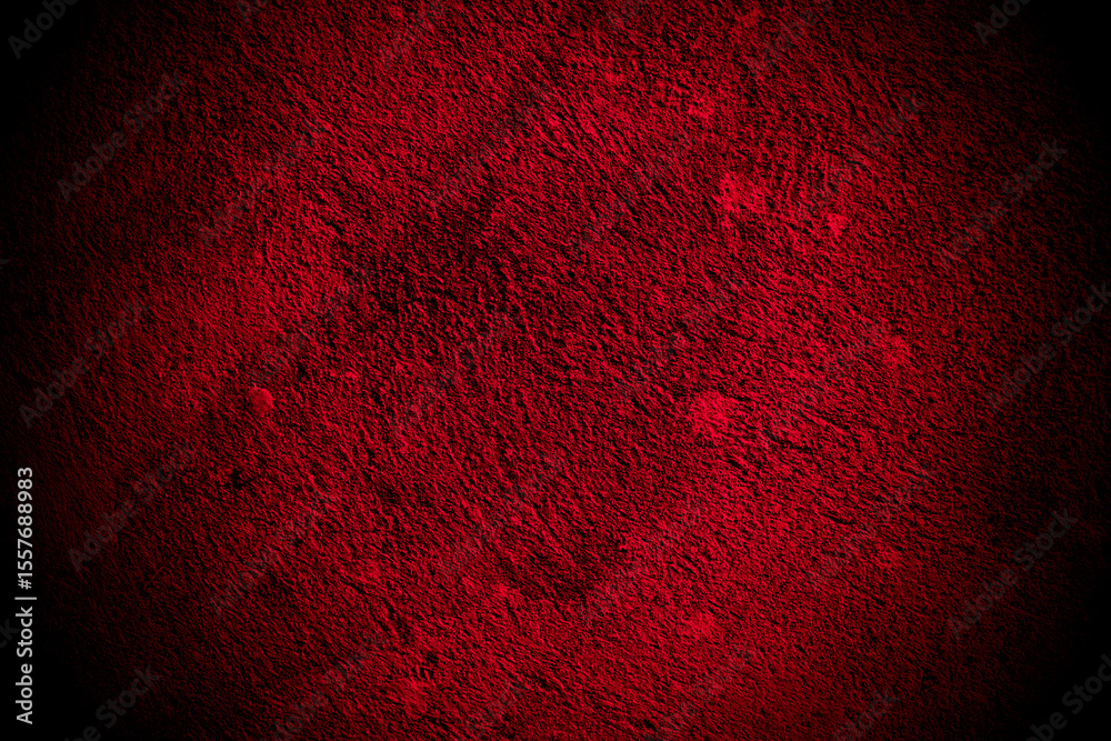 Aufkleber Old wall texture cement black red  background abstract dark color design are light with white gradient background.