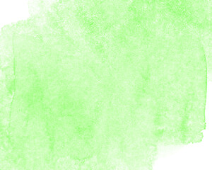 Green watercolor brush strokes, may be used as background