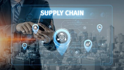 Supply chain processes with data-driven logistics, transportation, and distribution. enhances...