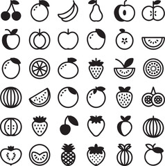 Fruit Silhouette Clipart Bundle &ndash; SVG PNG for Kitchen & Crafts

Tropical Fruit Silhouettes &ndash; Pineapple, Mango, and Citrus Designs

Juicy Fruit SVG Pack &ndash; Apple, Banana, Strawberry Vector Art

Fruit Ou