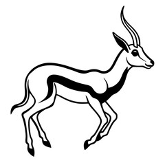 Obraz premium ibex---mountain-goat---curved-horns---hooves