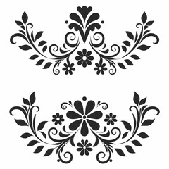 Obraz premium Seamless floral pattern with vintage decorative elements and ornate floral design
