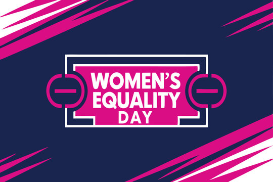 Modern Women’s Equality Day Poster – Bold Feminist Graphic Design