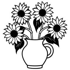  sunflowers-in-a-rustic-vase--farmhouse-style