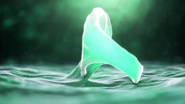 Ocean's Plastic Peril: single plastic bag sways ominously, a stark illustration of ocean pollution's dire consequences on marine environment.