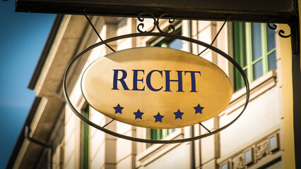 Signposts the direct way to Law