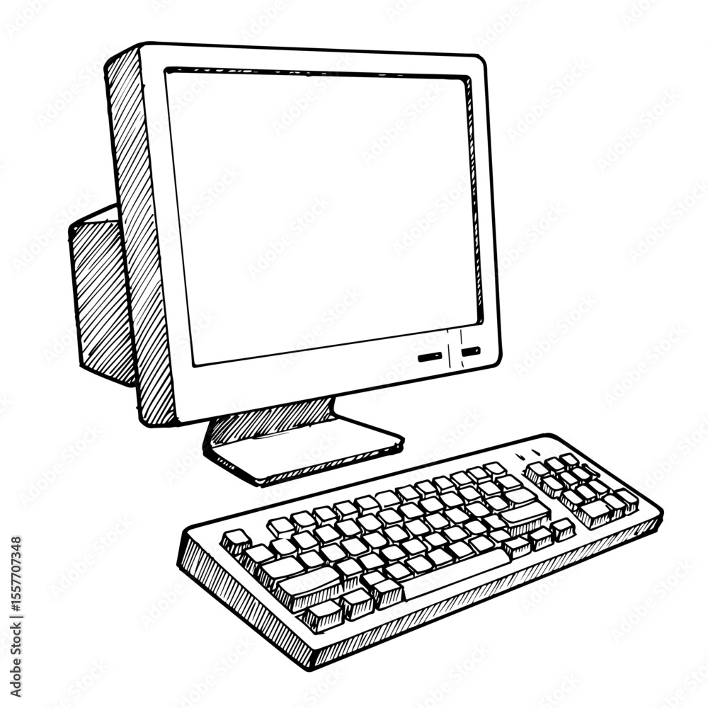 Fototapete System Administrator Day celebration featuring retro computer monitor and keyboard illustration. System Administrator Day recognizes technology professionals for essential IT support.
