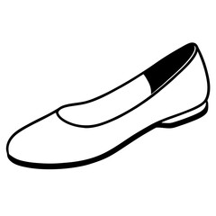 vector illustration of a shoe