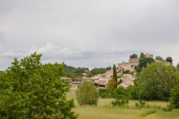 Fototapeta premium village of lurs in the french countryside