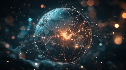 Obraz premium Global interconnectedness