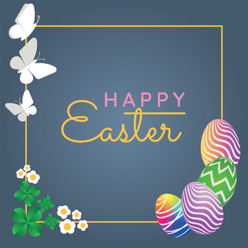 Kartka z życzeniami Happy Easter