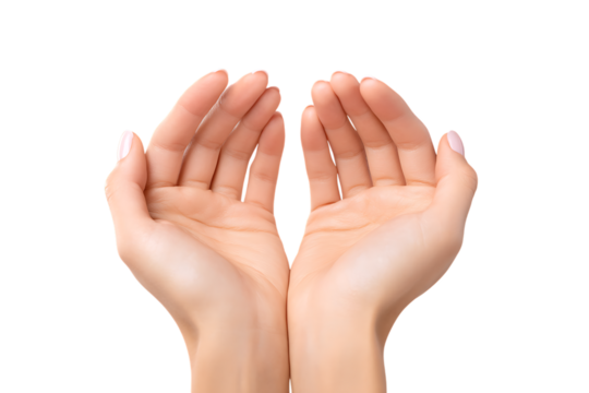 Open hands, receiving, giving, hope, prayer.