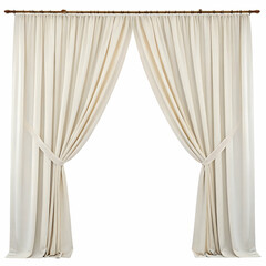 Curtain isolated on transparent background  