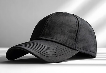 Classic Black Baseball Cap Stylish & Comfortable Headwear